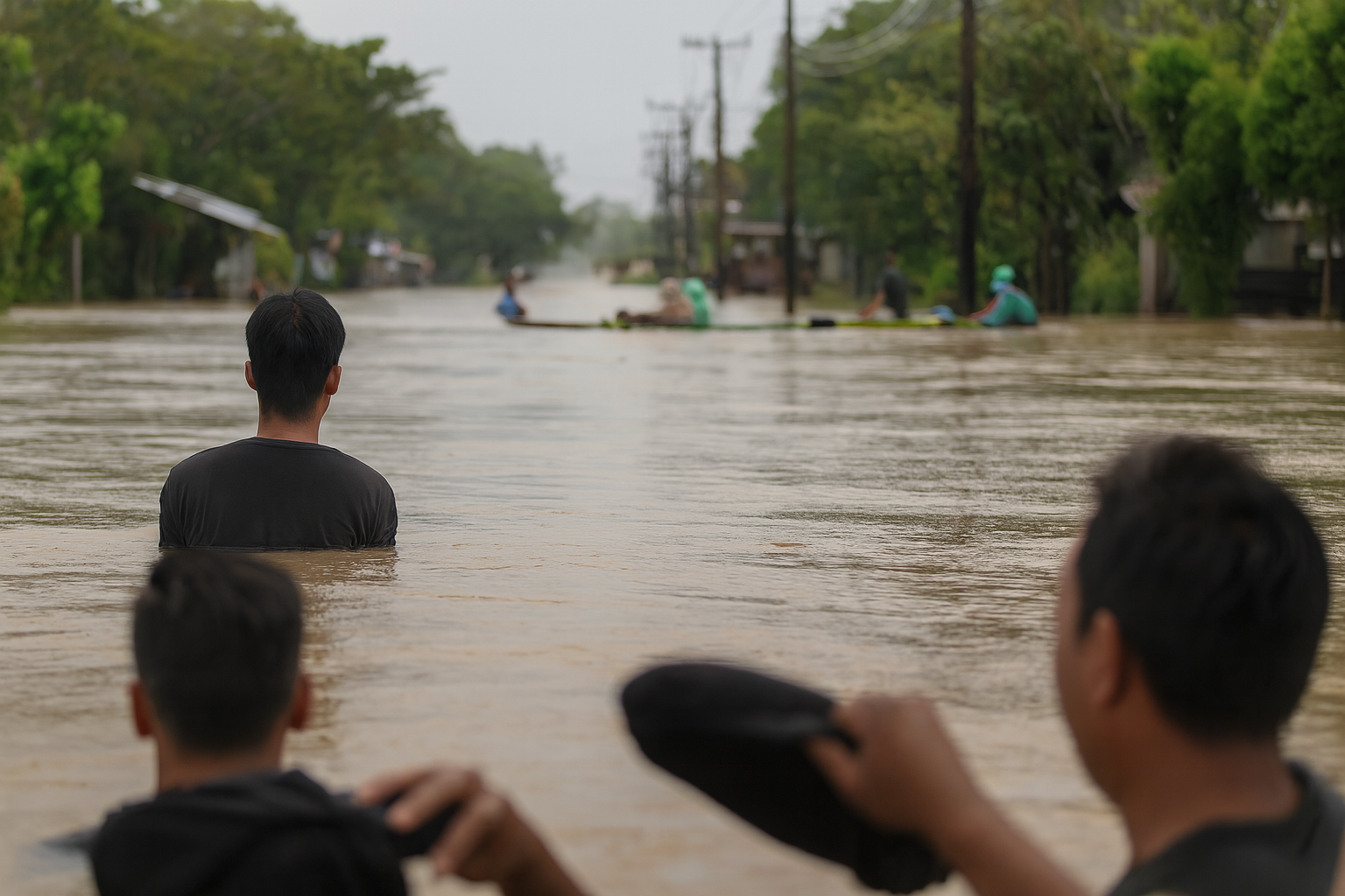 Banjir Besar Terjang Aceh: Gedung Pesantren Ambruk, Jalan Lintas Putus